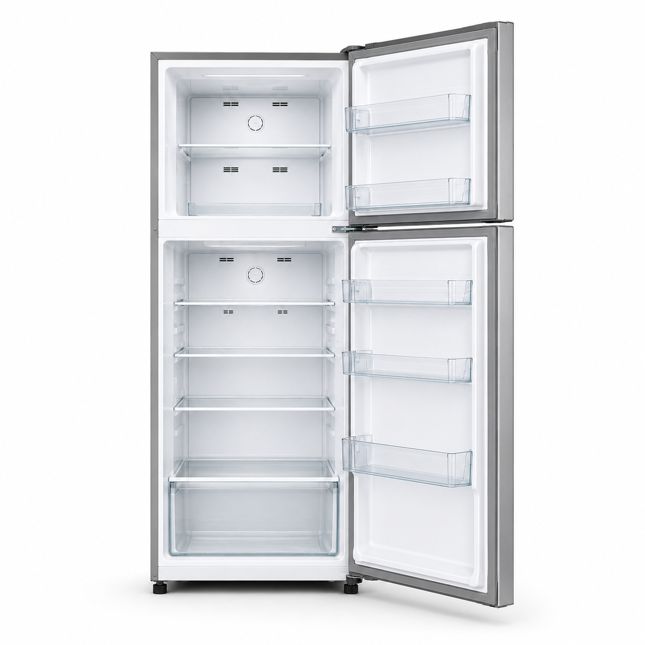 Midea 489L Double Door Refrigerator MDRT489MTE | Inverter Compressor | No Frost | Multi Air Flow | Silver | UAE