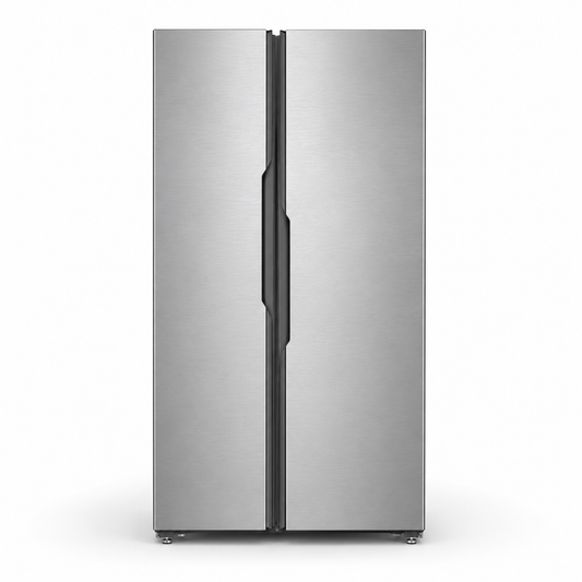 Midea 845L Double Door Refrigerator HD845FWE-S | No Frost | Multi Air Flow | Electronic Control | Stainless Steel | UAE