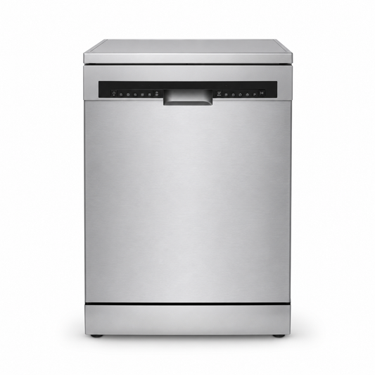 Midea 14 Place Freestanding Dishwasher WQP14-W5233C(S)-GCC | 8 Programs | Auto Open Drying | UAE