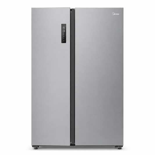 Midea 710L Side-by-Side Refrigerator MDRS710FIE46AED | Inverter Quattro | No Frost | WiFi Smart Home | Silver | UAE