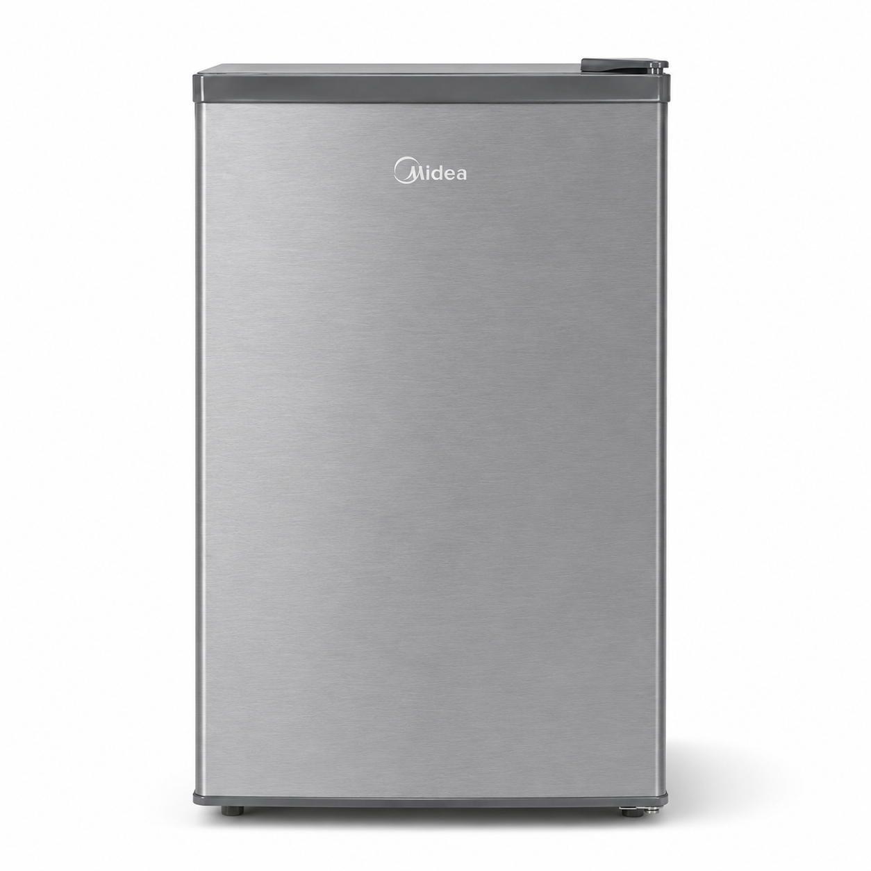 Midea 133L Single Door Refrigerator MDRD133FGES50 | Direct Cool | Compact Mini Fridge | Silver | UAE