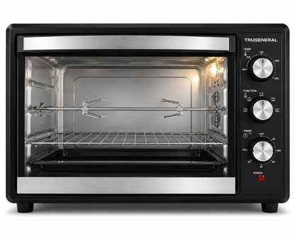 TruGeneral EO-120 Electric Oven 120L – Extra Large Multi-Function Convection Oven with Rotisserie