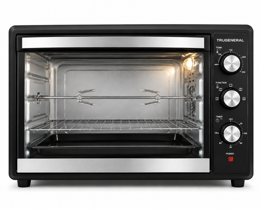 TruGeneral EO-150 Electric Oven 150L – Extra Large Multi-Function Convection Oven with Rotisserie