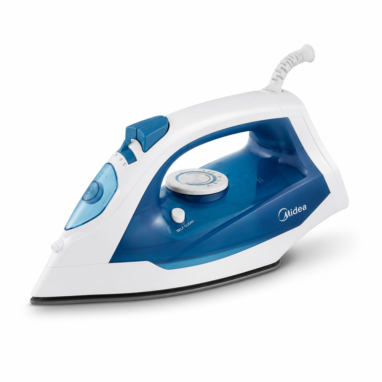 Midea 2400W Steam Iron YPJ20A1W | Ceramic Soleplate | 300ml Water Tank | UAE