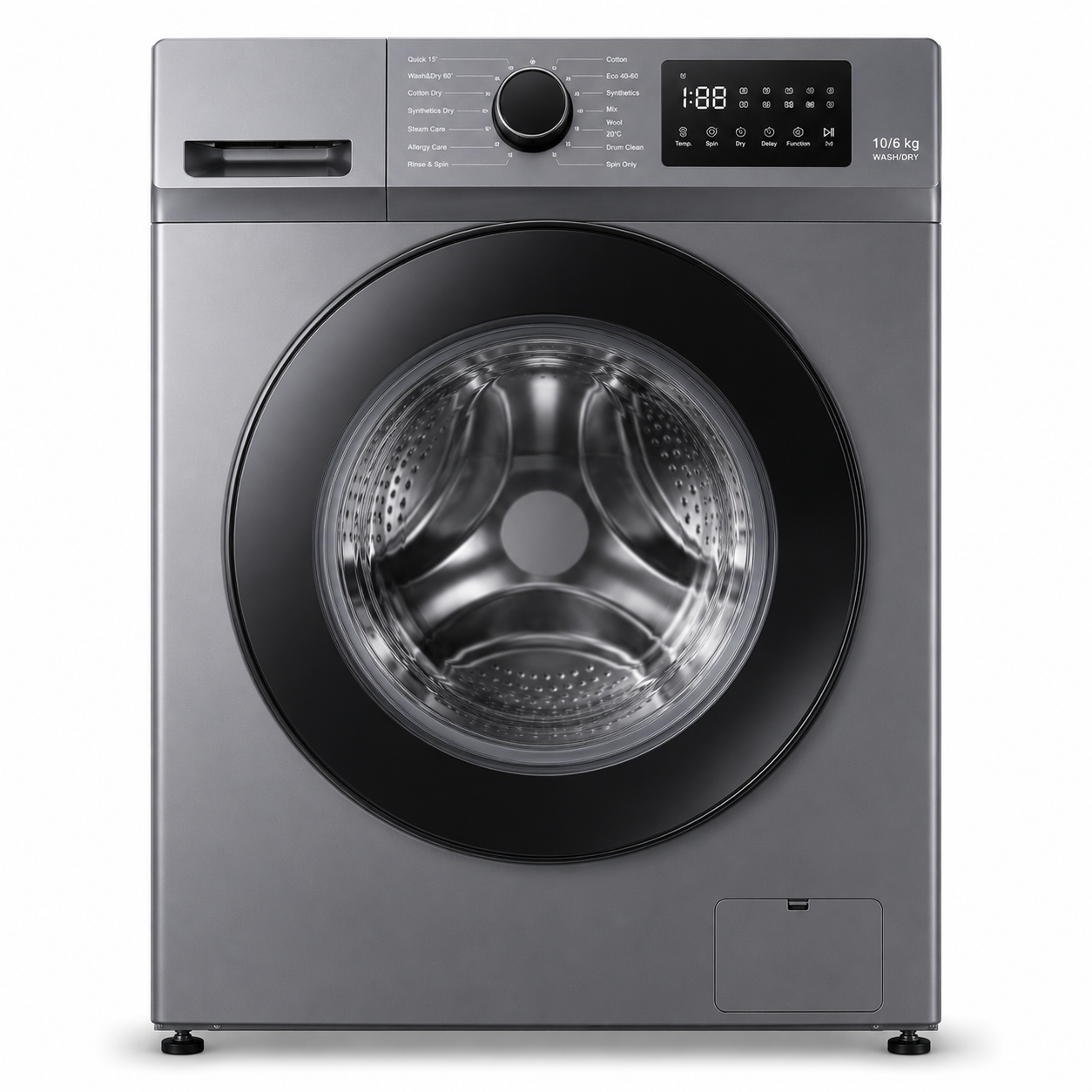 Super General SGW10650CMBDDS Front Load Washer & Dryer Combo 10KG/6KG – Fully Automatic Inverter Washer Dryer