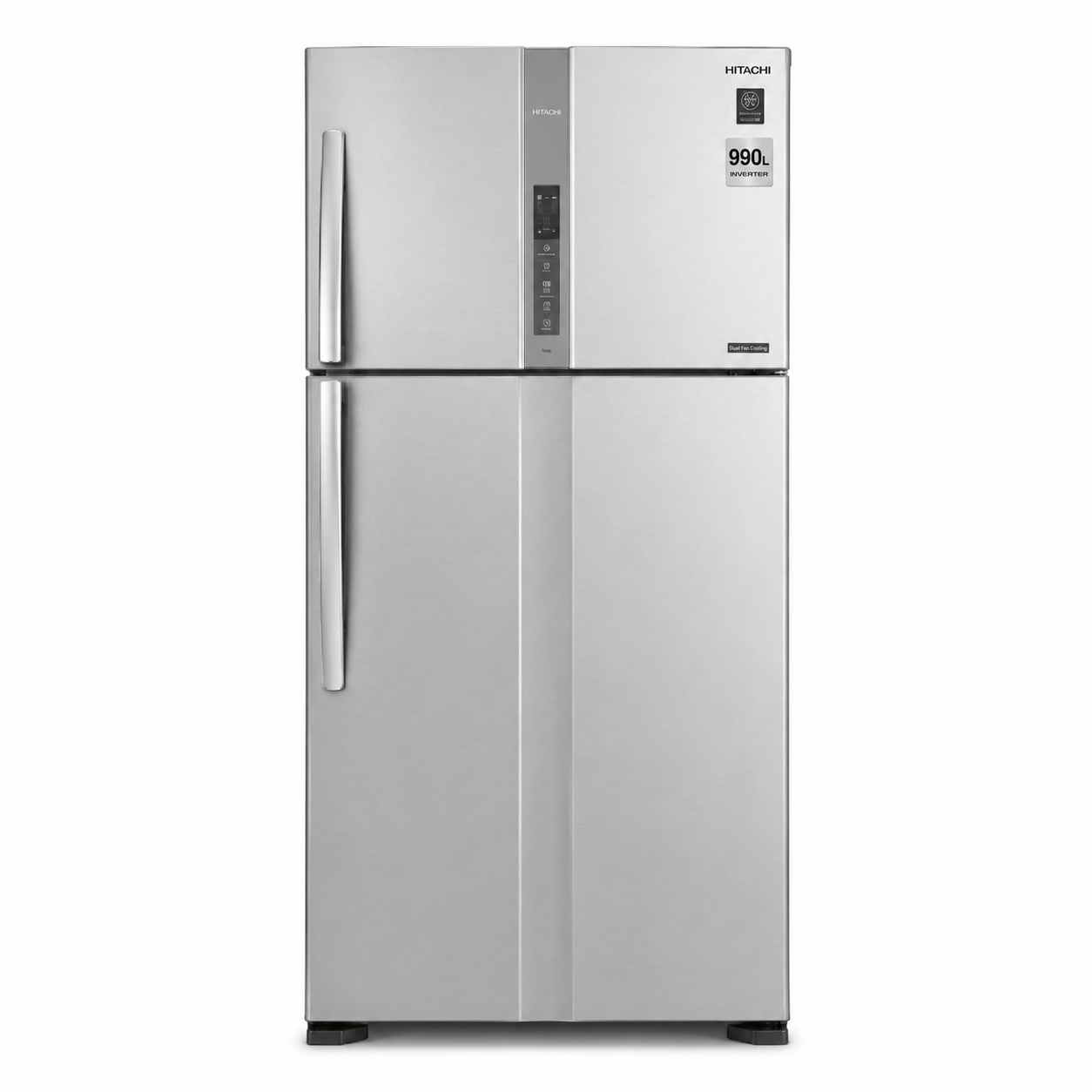 Hitachi 990L Top Mount Refrigerator RV990PUK1KBSL | Inverter Compressor & Dual Fan Cooling