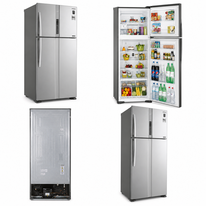Hitachi 990L Top Mount Refrigerator RV990PUK1KBSL | Inverter Compressor & Dual Fan Cooling