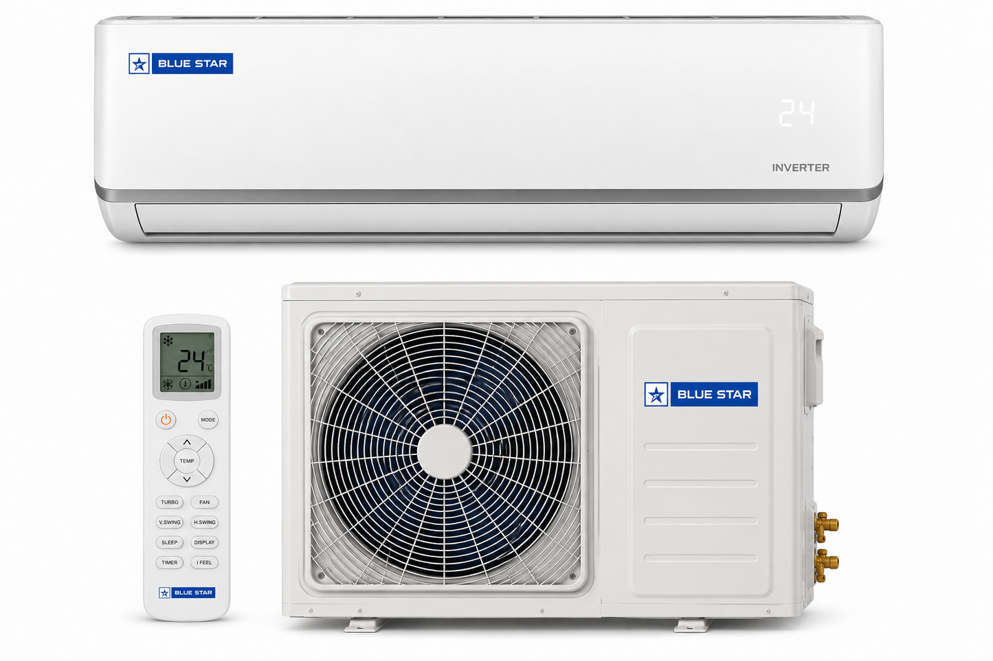 Blue Star Split AC 2.0 Ton Rotary HW24CXYFB3 – Powerful Cooling & Energy Efficient Air Conditioner
