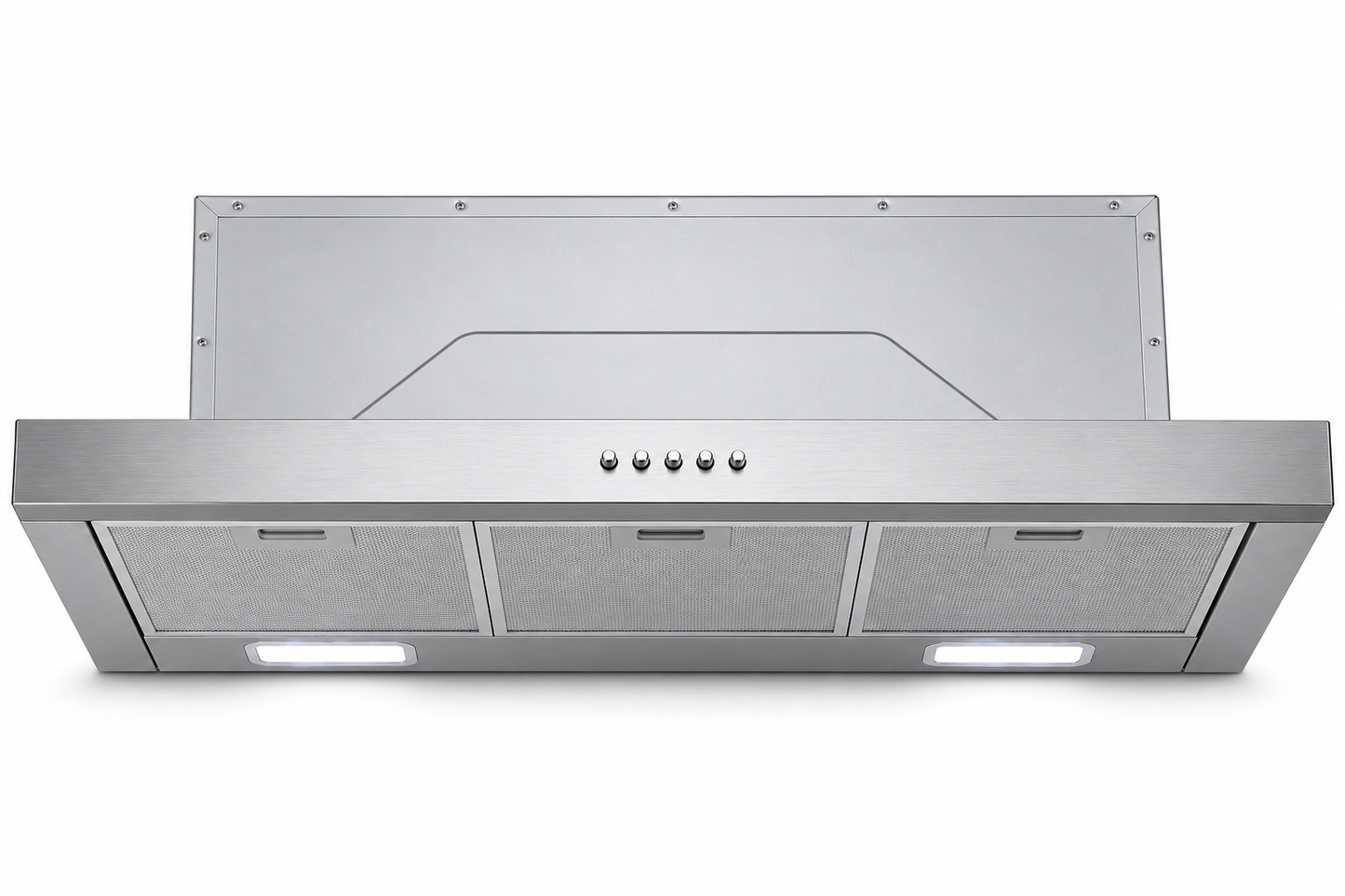 Midea 90cm Built-In Conventional Cooker Hood 90F49 | 3 Speed | Stainless Steel | UAE