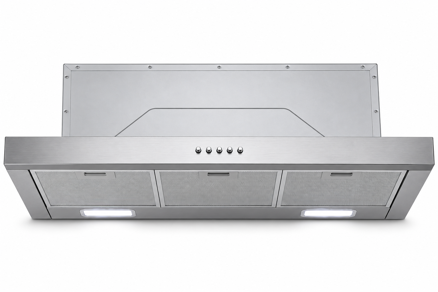 Midea 90cm Built-In Conventional Cooker Hood 90F49 | 3 Speed | Stainless Steel | UAE