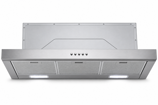 Midea 90cm Built-In Conventional Cooker Hood 90F49 | 3 Speed | Stainless Steel | UAE