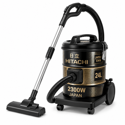 Hitachi CV9800MIJ24AERGB 2300W Drum Vacuum Cleaner | Made in Japan | 24L Powerful Suction Vacuum