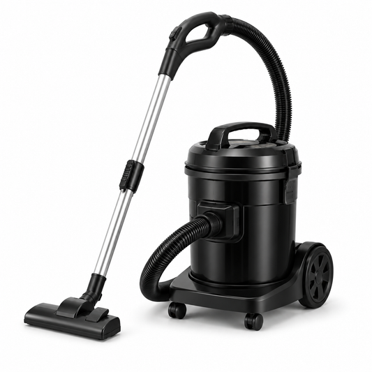 Hitachi CV950F24CBSBK 2100W Drum Vacuum Cleaner | 18L Capacity, Powerful Suction & Blower Function