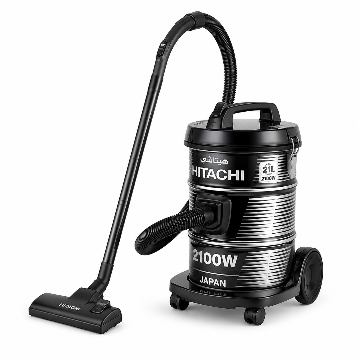 Hitachi CV975PWBKGAE Wet & Dry Vacuum Cleaner | 2100W Powerful Drum Vacuum Cleaner