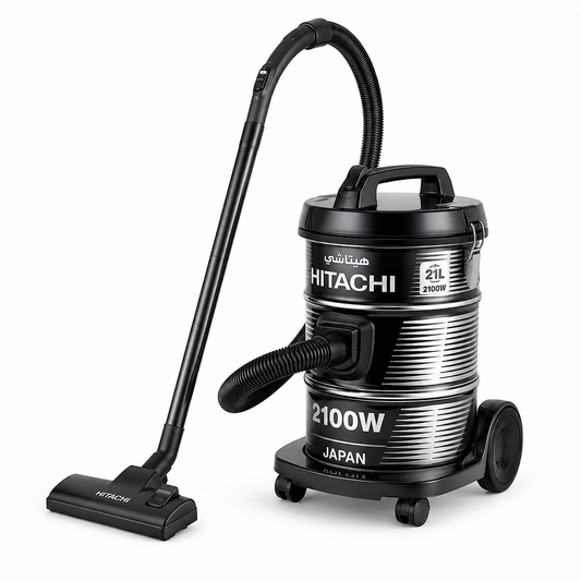 Hitachi CV975PWBKGAE Wet & Dry Vacuum Cleaner | 2100W Powerful Drum Vacuum Cleaner