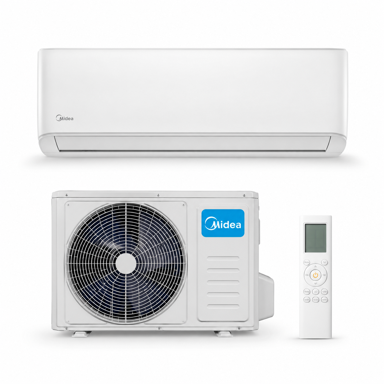 Midea 1.0 Ton Inverter Split Air Conditioner MST4AG12HRN1 | Hot & Cold | 12000 BTU | R410A | UAE