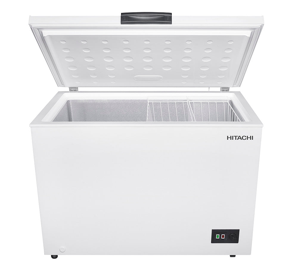Hitachi 316L Chest Freezer HRCS11316MNWAE | Static Cooling | LED Light | 4-Star Freezer | UAE