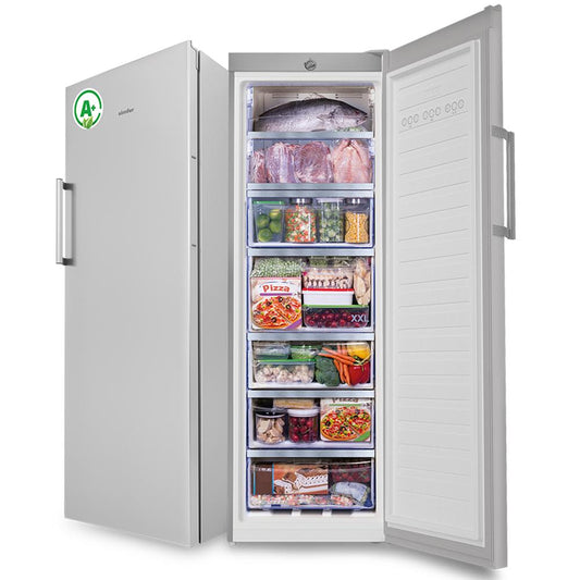 SIMFER Upright Freezer 300L Silver FS7305NFA+S | No Frost | Electronic Control | Fast Freeze | A+ Energy Rating