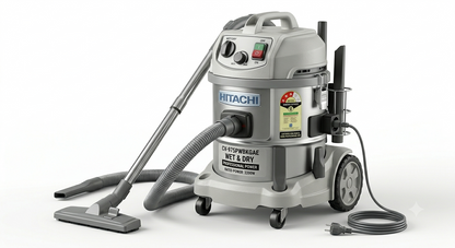 Hitachi CV975PWBKGAE Wet & Dry Vacuum Cleaner | 2100W Powerful Drum Vacuum Cleaner
