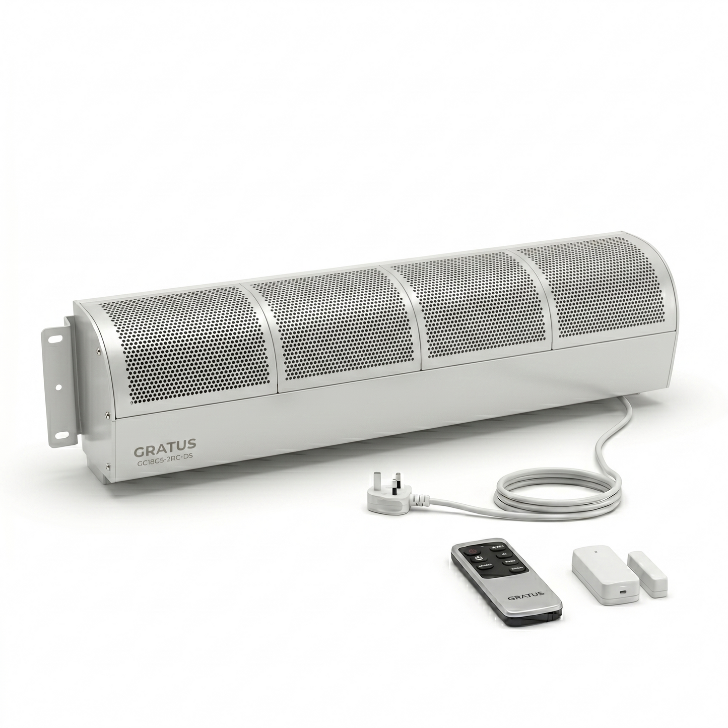 GRATUS Air Curtain 180CM GC18G5-2RC-DS | Commercial Remote Control Air Curtain with Door Sensor | 6FT Industrial Air Barrier