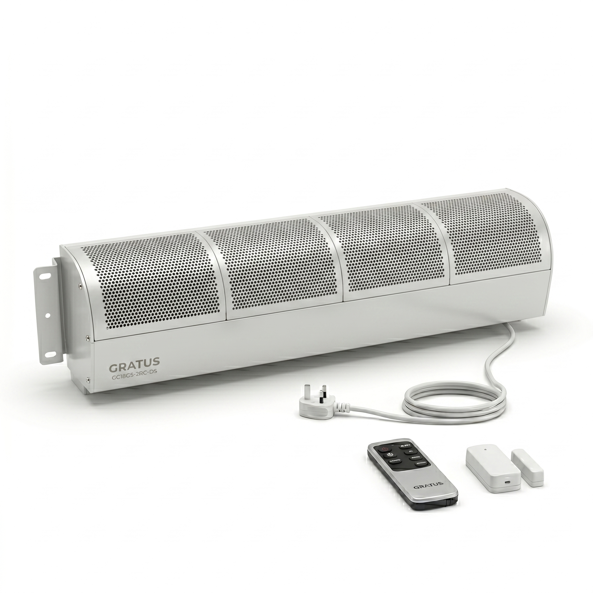 GRATUS Air Curtain 180CM GC18G5-2RC-DS | Commercial Remote Control Air Curtain with Door Sensor | 6FT Industrial Air Barrier
