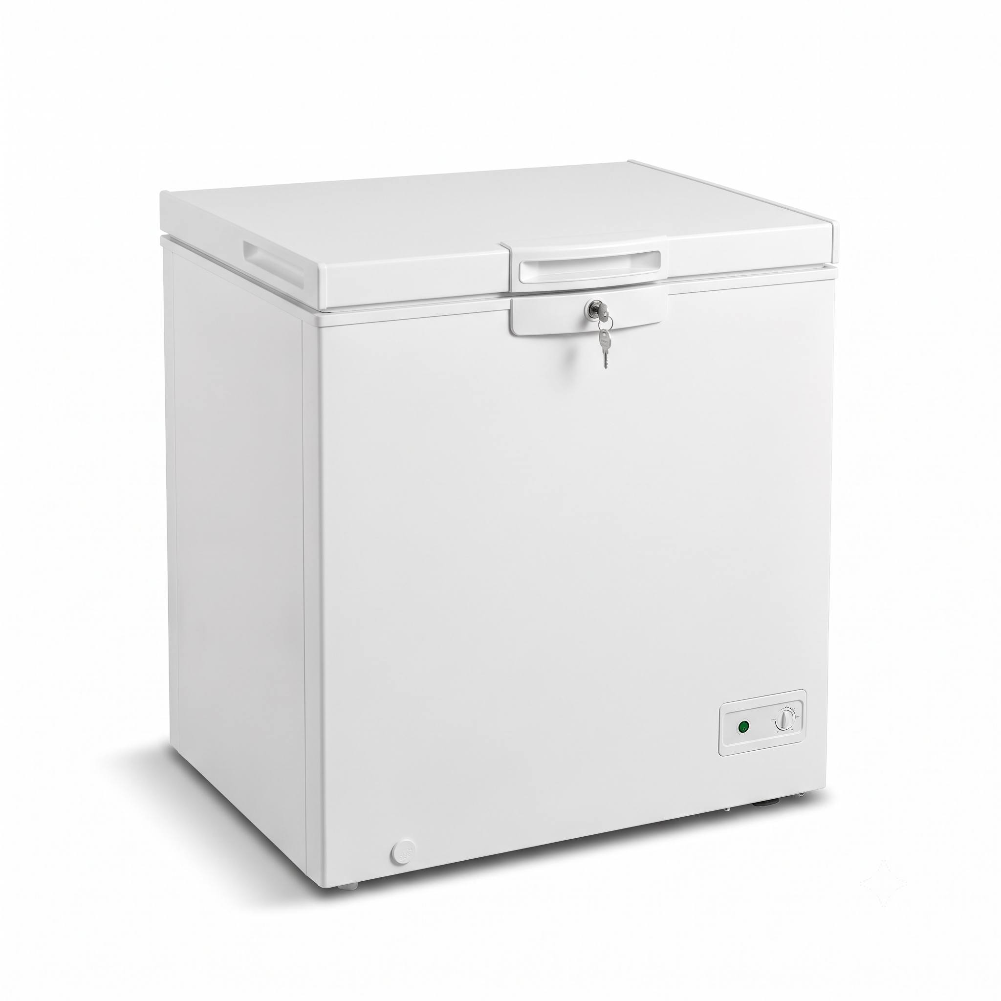 Nobel 150L Chest Freezer NF170NI | High-Efficiency Compressor | Lock & Key | White | UAE