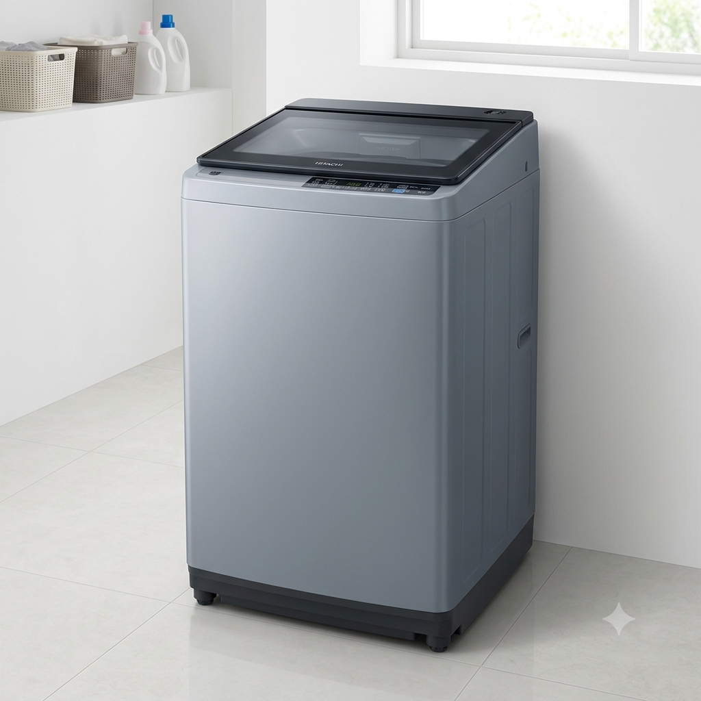 Hitachi SF120XA3CGXCOG 10KG Fully Automatic Top Load Washing Machine | Auto Self Clean & Dynamic Stream Wash