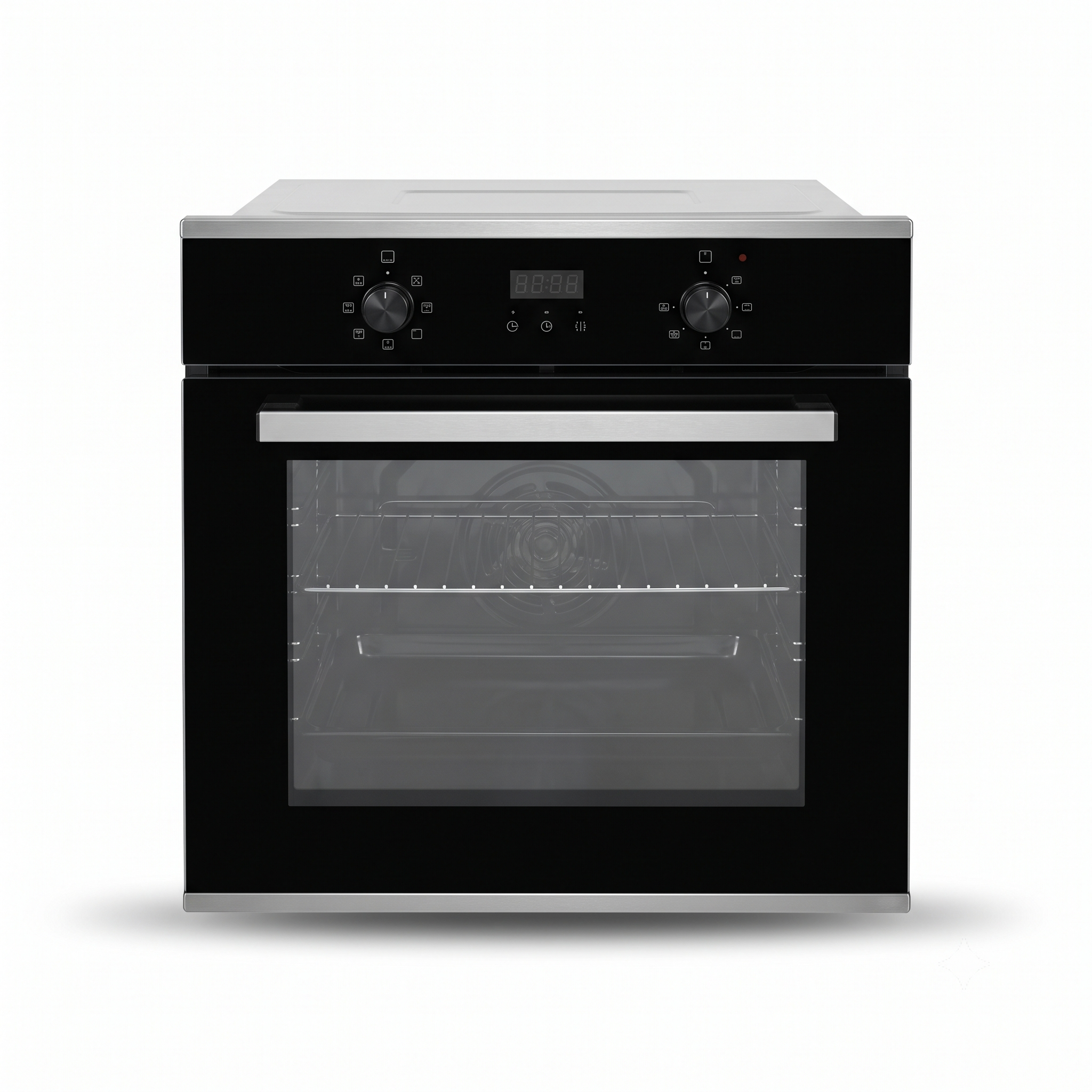 Nobel 60L Built-In Electric Oven NBI64090 | Turbo Fan | 8 Functions | Digital Timer | Black | UAE
