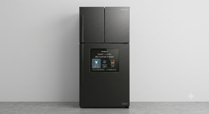 Hitachi 500L French Bottom Freezer Refrigerator RVX500PUK9KBSL | Inverter & No Frost