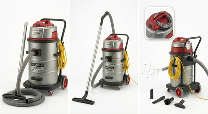Hitachi CVW160024CBSPG 1600W Wet & Dry Vacuum Cleaner | Powerful Suction & Blower Function