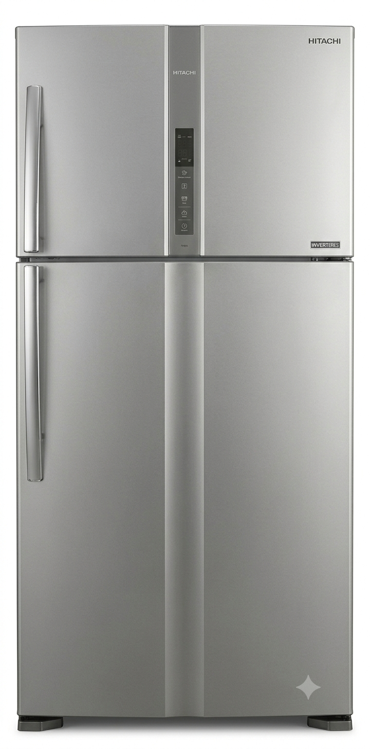 Hitachi 990L Top Mount Refrigerator RV990PUK1KBSL | Inverter Compressor & Dual Fan Cooling