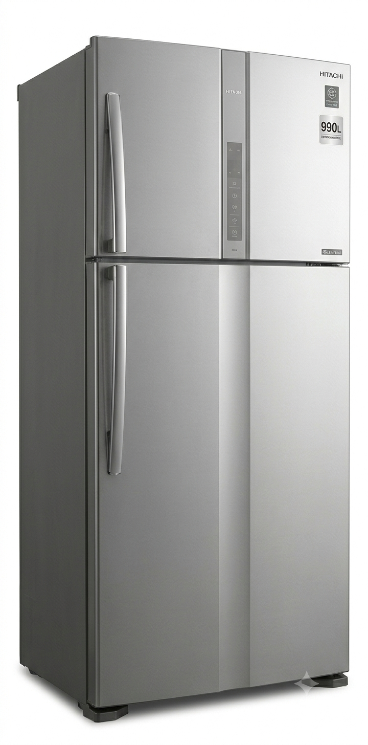 Hitachi 990L Top Mount Refrigerator RV990PUK1KBSL | Inverter Compressor & Dual Fan Cooling