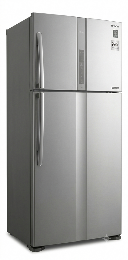 Hitachi 990L Top Mount Refrigerator RV990PUK1KBSL | Inverter Compressor & Dual Fan Cooling