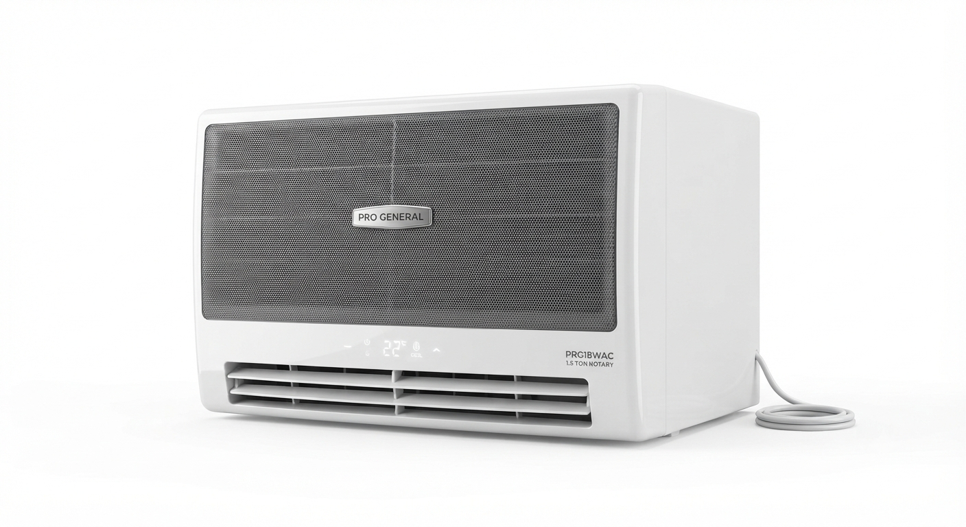 Pro General 1.5 Ton Window AC PRG18WAC | Rotary Compressor | T3 Tropical Compressor | R410A | UAE
