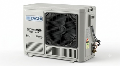 Hitachi 1.5 Ton Split AC ROT18EEDA2EB | Inverter Cooling, Energy Efficient Air Conditioner