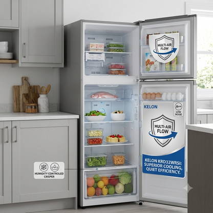 Kelon KRD32WRSI 320L Top Mount Refrigerator | No Frost, Multi Air Flow & LED Light
