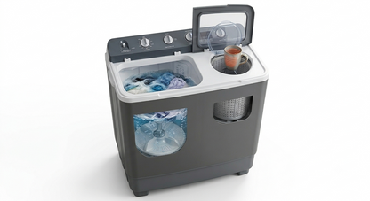 Hitachi PS1605SJ3CGXDGR 16KG Semi Automatic Twin Tub Washing Machine | Air Jet Dry & Beat Blade Pulsator