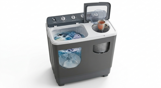 Hitachi PS1605SJ3CGXDGR 16KG Semi Automatic Twin Tub Washing Machine | Air Jet Dry & Beat Blade Pulsator
