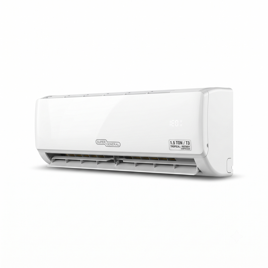 Super General SGS181AE 1.5 Ton Rotary Split Air Conditioner – Powerful T3 Cooling with Gold Fin Technology