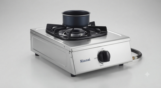Rinnai 1 Burner RV110RI | Compact Gas Stove | Easy Ignition | Durable Tabletop Burner | UAE