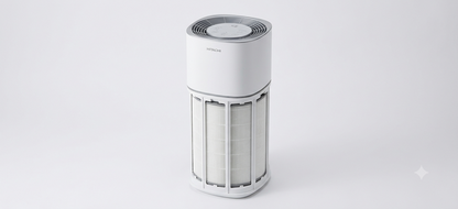 Hitachi Air Purifier EP-TZ50WG for 48m² Rooms | HEPA Filter & Powerful Air Cleaning