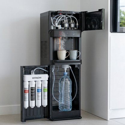 Hitachi Bottom Load Water Dispenser HWD-B30000 | Hot, Cold & Normal Water | Child Safety Lock