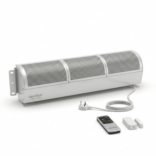 GRATUS Air Curtain 150CM GC15G5-2RC-DS with Remote Control & Door Sensor
