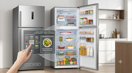Kelon KRD77WRS 770L Top Mount Refrigerator | No Frost, Inverter Compressor & LED Touch Control