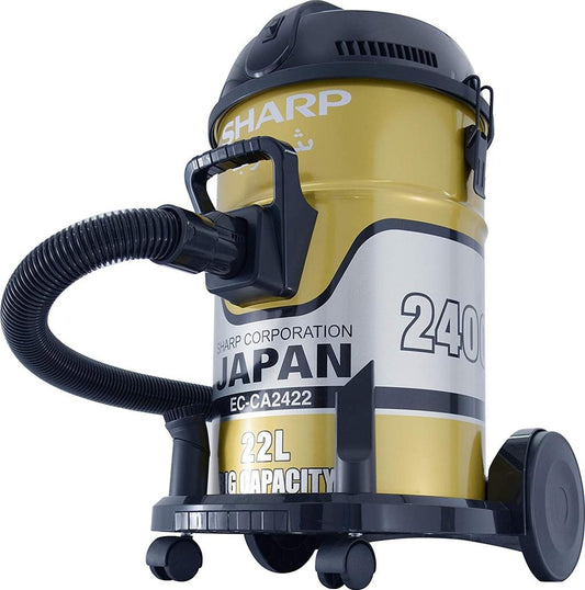 SHARP Vacuum Cleaner EC-CA2422-Z | 22L | 2400W | Heavy-Duty Drum Vacuum | 100% Copper Motor | Japan Technology