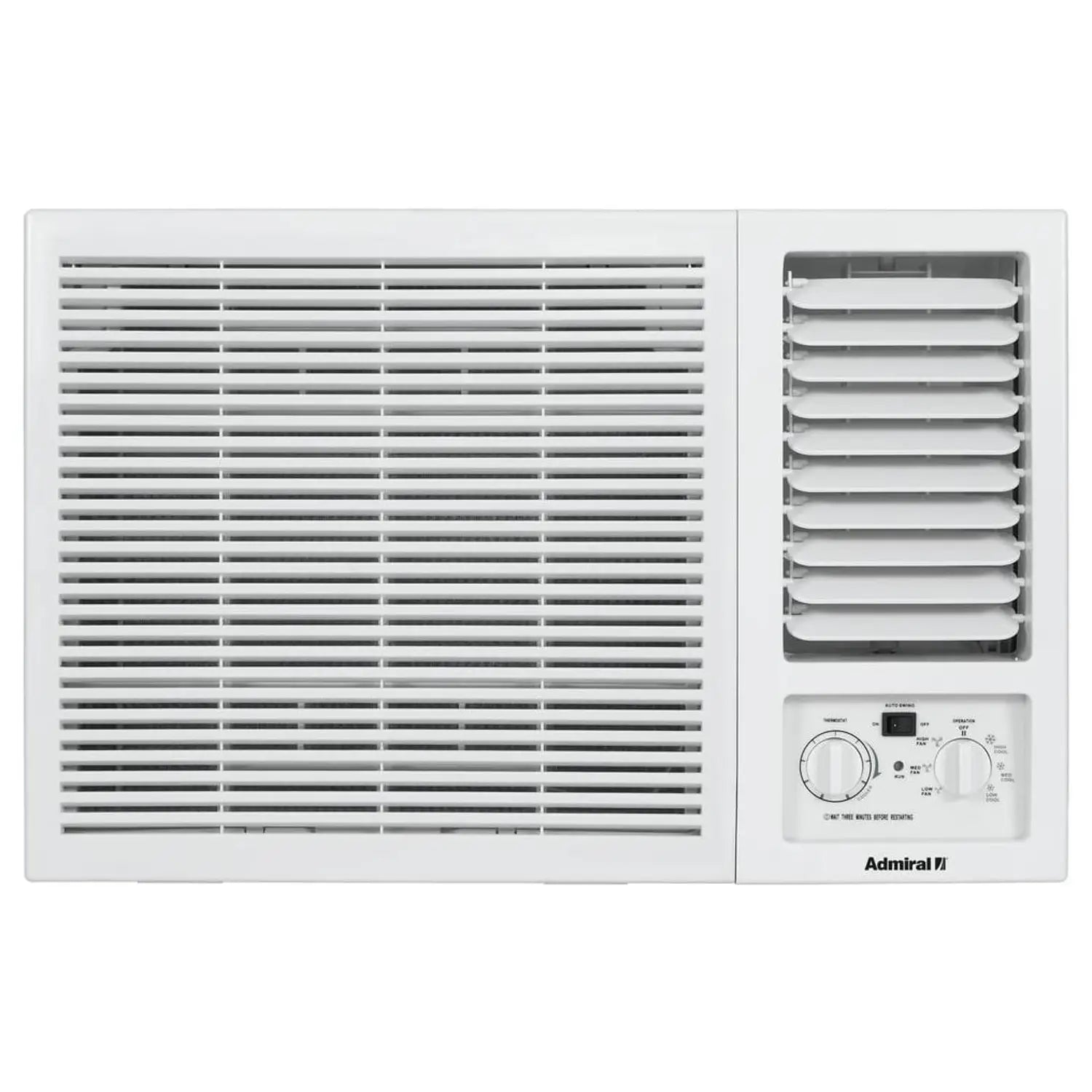 Admiral 2.0 Ton 2 Star Window Air Conditioner AD24KT3WC | Rotary Compressor | Fast Cooling | White | UAE