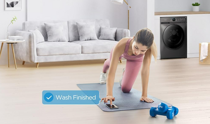 Midea 10kg Front Load Washing Machine MF200W100WBT-GCC | 1400 RPM | BLDC Inverter | WiFi | Steam Care | UAE