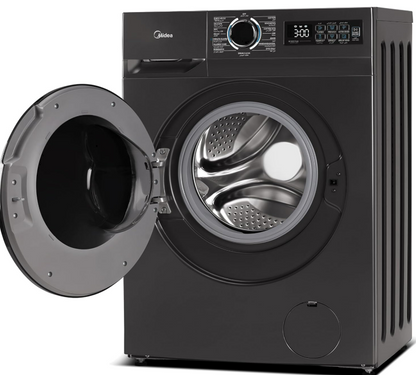 Midea 8kg Front Load Washing Machine MF110W80B/T-GCC | 1400 RPM | BLDC Inverter | Steam Sanitization | UAE