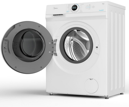 Midea 6kg Front Load Washing Machine MF100W60W-GCC | 1000 RPM | Hygiene 90°C | Quick Wash | White | UAE