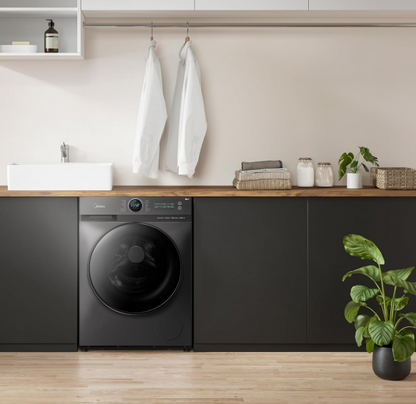 Midea 12kg Front Load Washing Machine MF200W120WBT-GCC | 1400 RPM | BLDC Inverter | WiFi | Steam Care | UAE